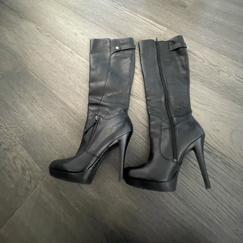 Nine West 6.5 Black Boots